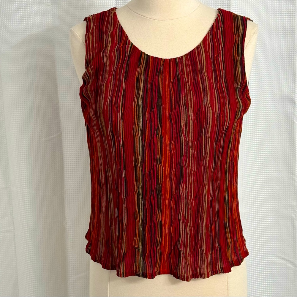 Josephine Chaus Women's Petite Fully Lined Tank Top, Multi-Colored, Size S